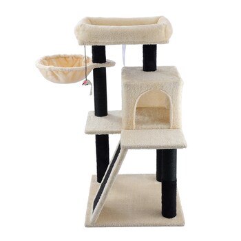 Paws & Claws 98cm Catsby Clifton Condo Cat Tree - Cream