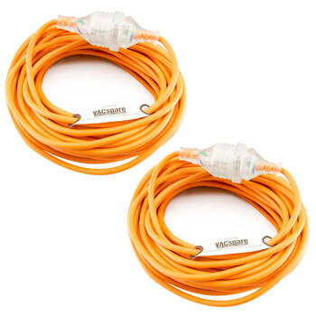 2PK Vacspare 20m Core Extension 3 Core 10amp orange Hako PV12 PV15