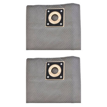 2PK Pullman AS4 15L Reusable Cloth Bag for Vacuum Cleaner Durable Fabric Grey