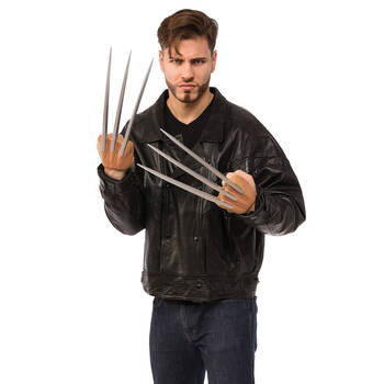 Marvel X-Men Wolverine Plastic Claws Costume Accessory Adult