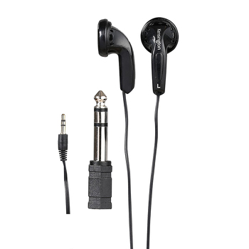 Kensington Stereo Earphones w/ 3.5mm Adapter - Black