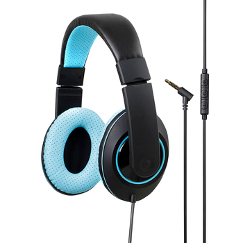 Kensington Over-Ear Headphones w/ Inline Mic/Volume - Con Blue