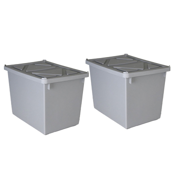 2PK Boxsweden 16L/36cm Tetra Storage Box w/ Lid - Assorted