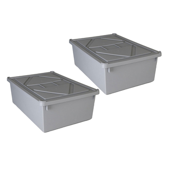 2PK Boxsweden 24L/52cm Tetra Storage Box w/ Lid - Assorted