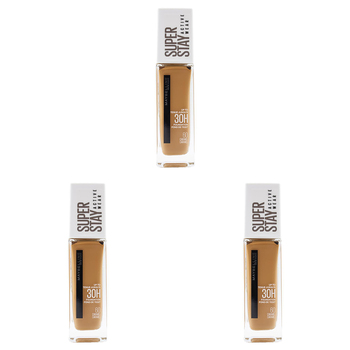 3PK Maybelline 30ml Super Stay Active Wear 30H Foundation - Caramel 60