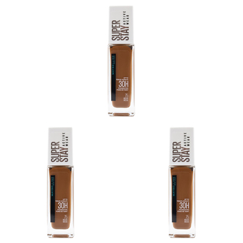 3PK Maybelline 30ml Super Stay Active Wear 30H Foundation - Mocha 75
