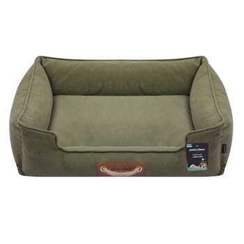 Paws & Claws Lighthouse 80cm Heavy Canvas Walled Pet Bed Lrg - Olive Cotton