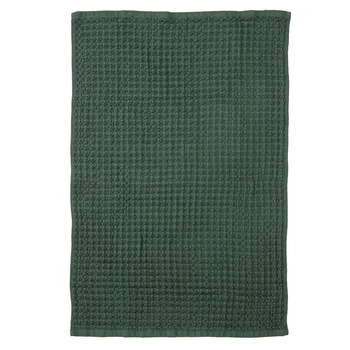 2PK Ladelle Chunky Waffle Cotton 51x79cm Kitchen Towel - Olive