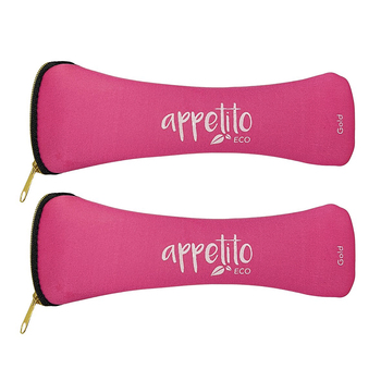 2PK Appetito Stainless Steel Traveller's Cutlery Set - Gold