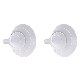 2x 4pc Appetito Pouring Funnels Home Kitchen Cooking White