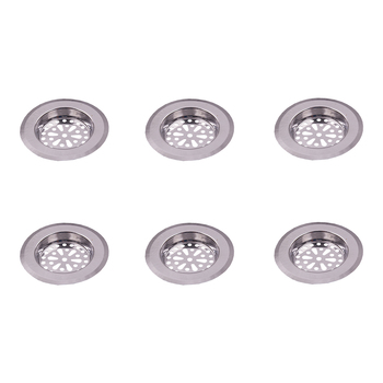 6PK Appetito Stainless Steel Standard Sink Strainer Home Kitchen Drainer