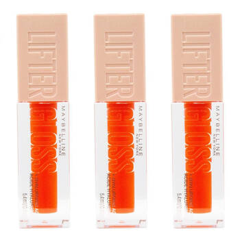 3PK Maybelline Newyork LifterGloss Hydrating Lip Gloss 5.4ml Sweetheart 23