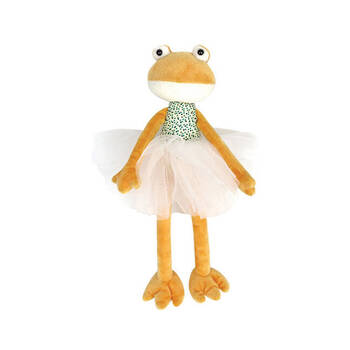 Ollie & Paige Frog In A Tutu Soft Stuffed Toy Pink 3y+