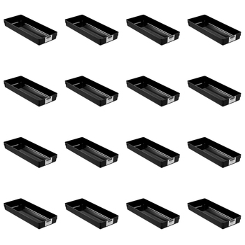 16PK Boxsweden Drawer Organiser Tray Rectangle 38x15cm - Assorted
