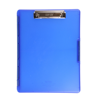 Dexas Slimcase 2-Side Open A4 Clipboard Document Holder - Royal Blue