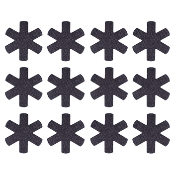 12x 2pc Appetito Pot & Pan Protectors Home Kitchen Cooking Charcoal Grey