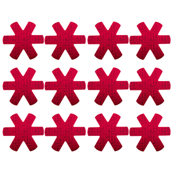 12x 2pc Appetito Pot & Pan Protectors Red Home Kitchen Cooking