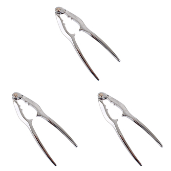3PK Appetito Nut Cracker Home Kitchen Cooking Tool Tableware Silver