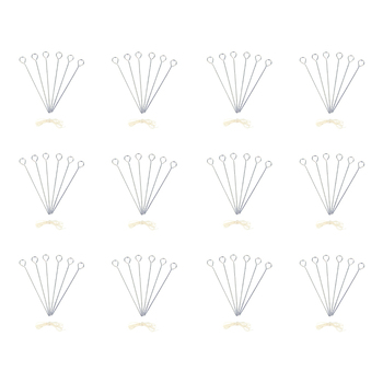 12x 6pc Appetito Stainless Steel Poultry Lacers Kitchen Cooking Utensil