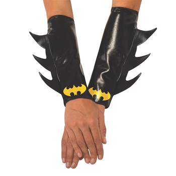 DC Comics Batgirl Gauntlets Adult Party Costume - Black