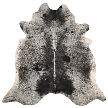 100% Natural Genuine Cowhide Rug Salt and Pepper Black and White Asst