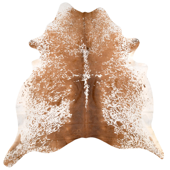 100% Natural Genuine Cowhide Rug Salt and Pepper Brown and White Asst