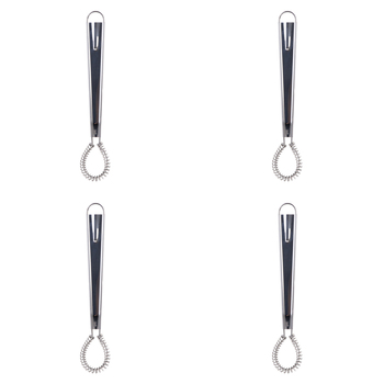 4PK Appetito Stainless Steel Little Gem Sauce Whisk Home Kitchen Cooking