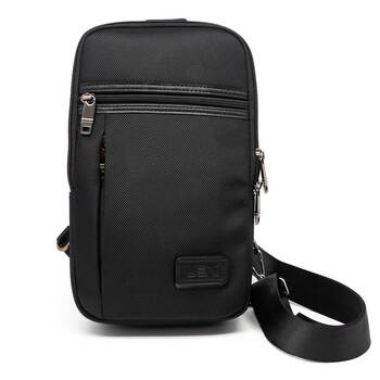 Leni Adjustable Shoulder Strap Crossbody Lightweight Bag - Black