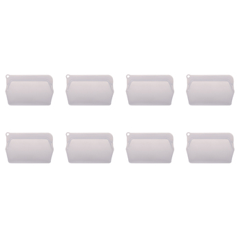 8PK Appetito Silicone Small Food Storage Bag 330ml White