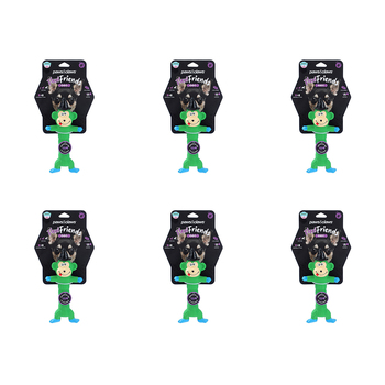 6x Paws & Claws Flexible Latex Friends Silly Animal Pet Toy Assorted