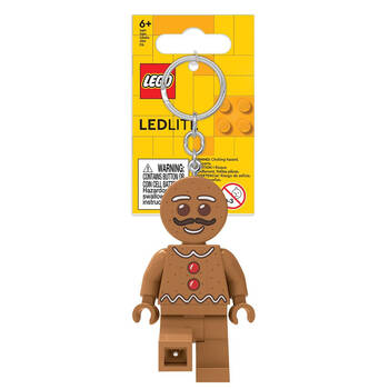 Lego Minifigures Gingerbread Man Keychain Light 4.5x7.5cm - Brown 6y+