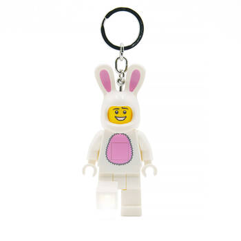 Lego Brick Mini Keychain Light Bunny Hanging Accessory Key Ring Bag Charm