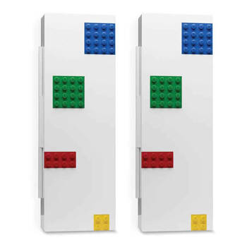 2PK Lego Pencil Case Box Pen Organiser Kids/Children School Stationery