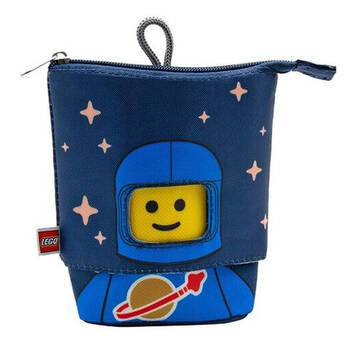 Lego Spaceman Blue Pop Pencil Case Organiser Kids School Stationery
