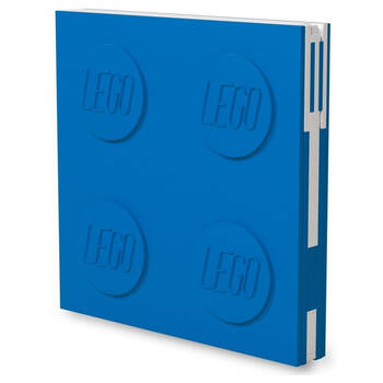 Lego Locking Notebook w/ Gel Pen Kids School Writing Stationery Blue