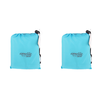 2x 8pc Appetito Mesh Produce Bag Food Storage w/ Pouch Assorted