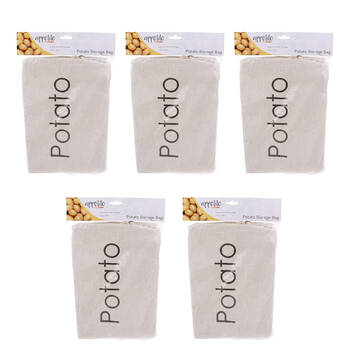 5PK Appetito Potato Storage bag 27.5x39cm