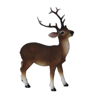 Esschert Design Red Deer Statue Small Ornament 16.4cm Brown