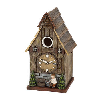 Esschert Design Cuckoo Clock Nesting Box Bird Ornament Brown