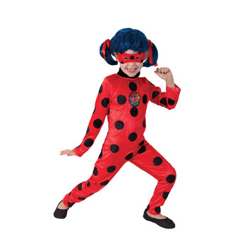 Disney Girls Miraculous Ladybug Deluxe Costume - Size 3-5years