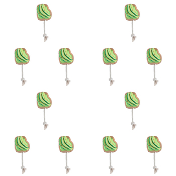 12PK Pawsnclaws 25cm Aussie Legends Avo Toast Dog/Pet Plush Toy