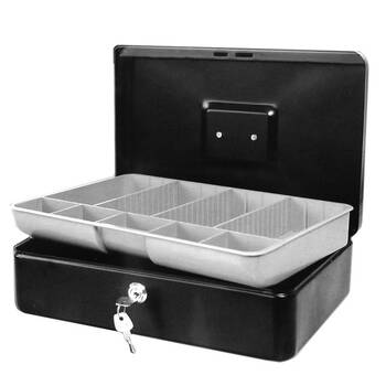Esselte Classic Cash Box No 12 Black