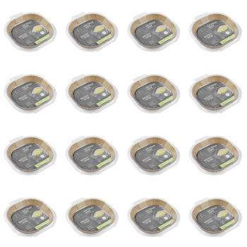 800pc Lemon & Lime Air Fryer Liner 20x4.5cm Square - Brown