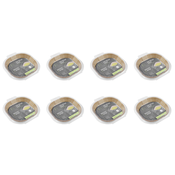 400pc Lemon & Lime Air Fryer Liner 20x4.5cm Square - Brown