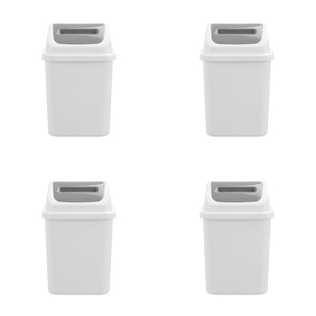 4PK Boxsweden Tidy Swing 4L/26cm Rubbish Bin - Assorted