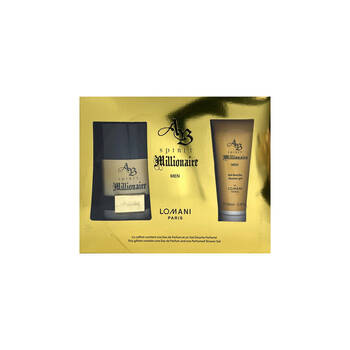 2pc Lomani AB Spirit Millionaire EDT Perfume & Shower Gel Set