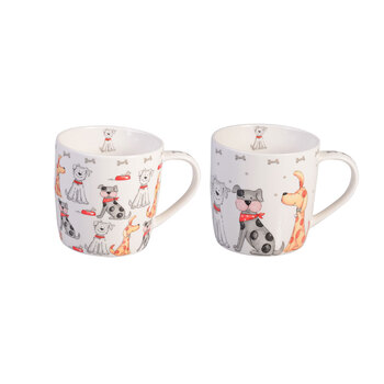 4PK Gibson Gifts Faithful Friend Dog Mug Kitchen Decor - Assorted