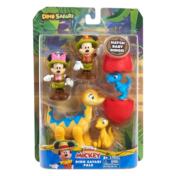 Disney Junior  Mickey Mouse Dino Friend & 7 Figure Toy Playset 3+