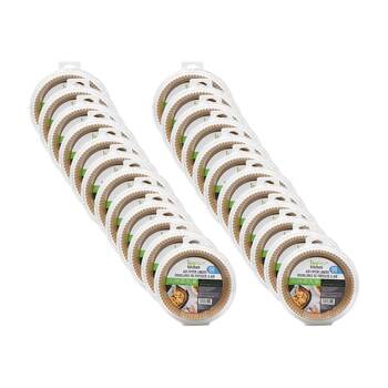 24PK 50pc Ideal Kitchen Air Fryer Paper Disposable Round Liner Sheet 16x4.5cm