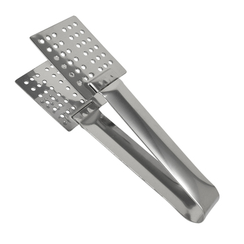 R&M Stainless Steel Tea Bag Squeezer Kitchen Utensil - Silver